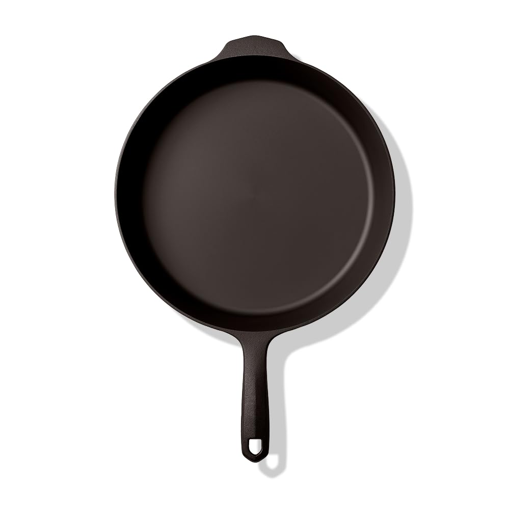 Field Company No.6 Small Cast Iron Skillet – 8.38-Inch Pre-Seasoned Pan for 1–2 Servings, Lighter & Smooth, Made in USA