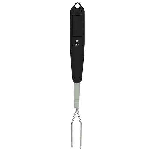 Digital Meat Thermometer with Dual Probes for Grilling, Read Food Thermometer for Cooking, BBQ, Smoker, Kitchen Gadgets, Backlit LCD Display