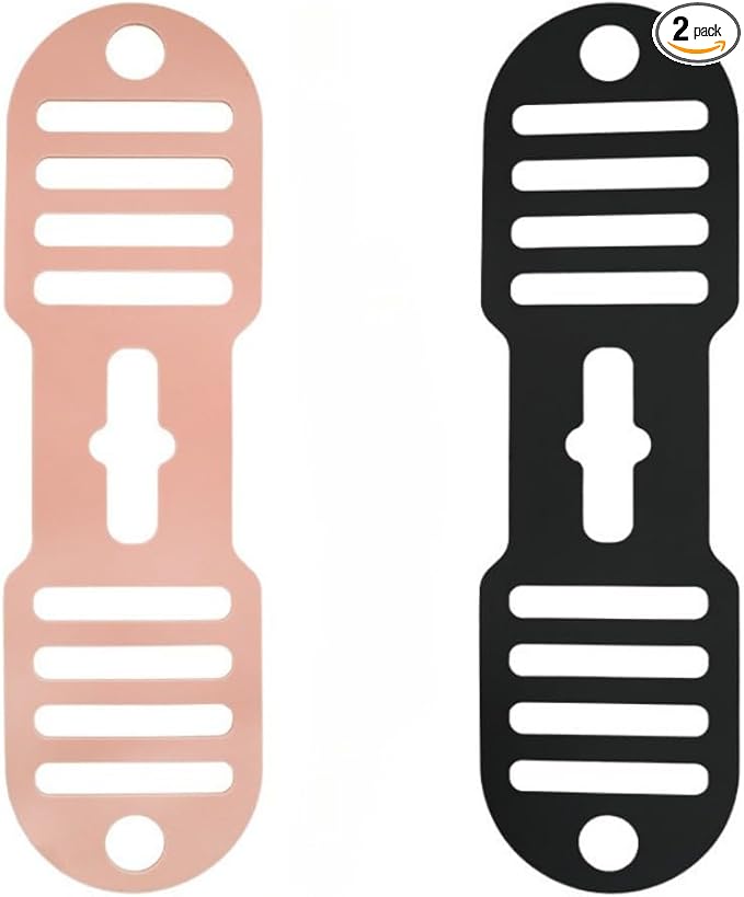 Silicone Lid Lock Strap for Crockpot Slow Cooker (6/7/8 Quart) - Universal Crockpot Lid Holder & Rubber Strap Alternative | Heat-Resistant, No-Spill Design Transport Accessories-Black 2PCS