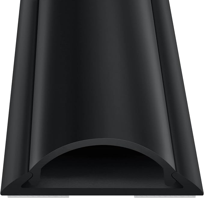 ZhiYo Cord Hider Floor 68in, Rigid PVC Floor Cord Cover, Hard PVC Floor Wire