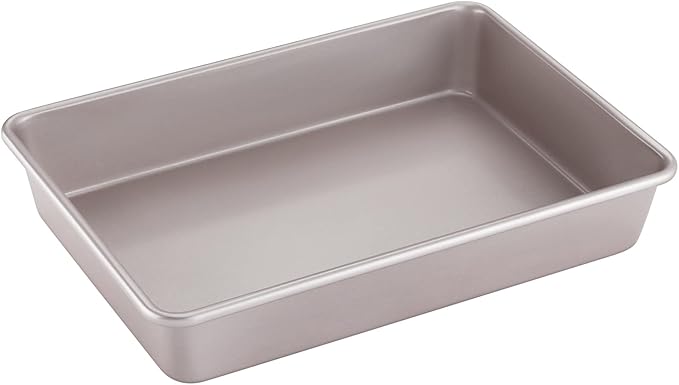 CHEFMADE 15-Inch Baking Sheet Pan, Non-Stick Carbon Steel Rimmed Cookie Sheet Pan for Oven Roasting Meat Bread Jelly Roll Battenberg Pizzas Pastries 10.6" x 15.6" x 1" (Champagne Gold)