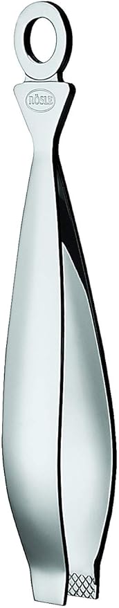 Rosle 12986 Stainless Steel Fine Tipped with Silicone Needle-Nose Pliers Cooking Tongs