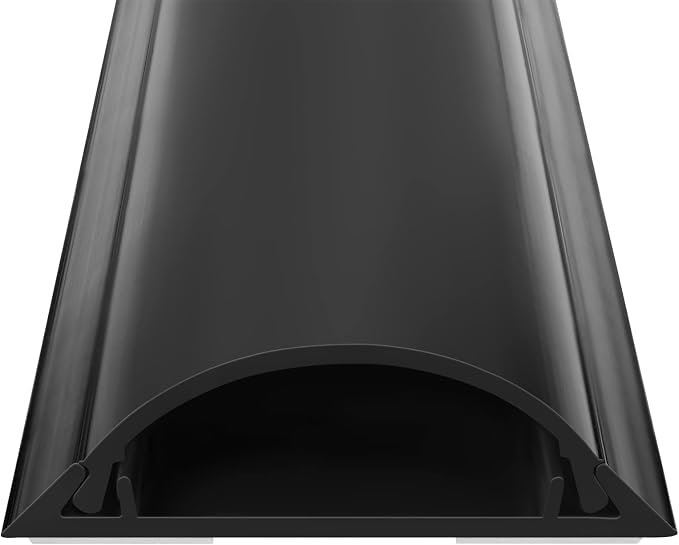 Cord Cover Floor 68in, Large Capacity Floor Cable Cover, Hard PVC Cord Hider