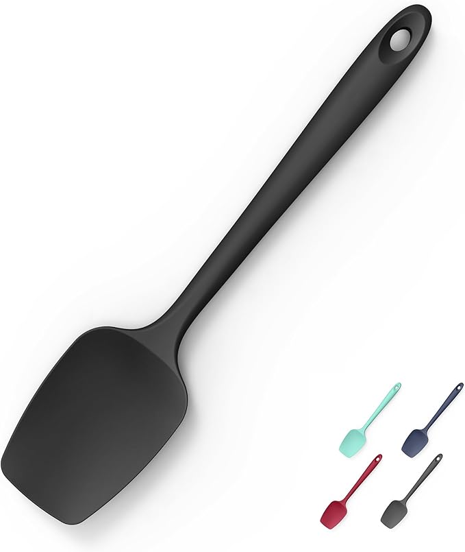 Doosu 600°F Heat Resistant Silicone Large Spatula, 11.4in, Aqua Sky