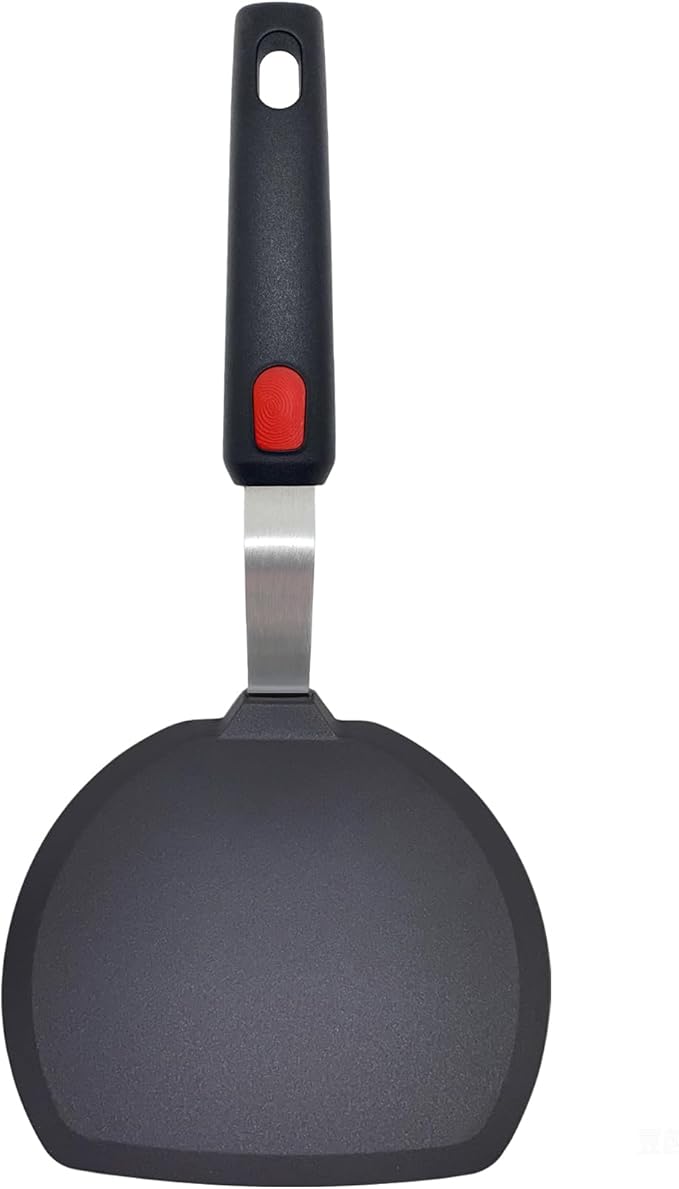 Silicone Spatula Turner, Heat Resistant Pancake Spatula for Non Stick Frying Pan, Wide Slotted Omelette Egg Spatula Fish Spatula Cooking Spatula for Kitchen Use Thin Flexible Spatula Dishwasher Safe