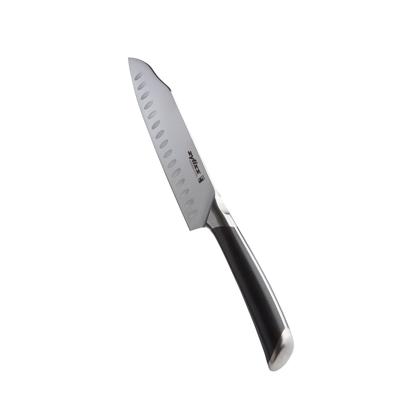 Zyliss Comfort Pro Serrated Paring Knife - Full Tang Vegetable & Bread Knife - Ice Hardened Stainless Steel Serrated Knife - Cutlery with Antibacterial Handle - Black/Stainless Steel - 4.5 Inches