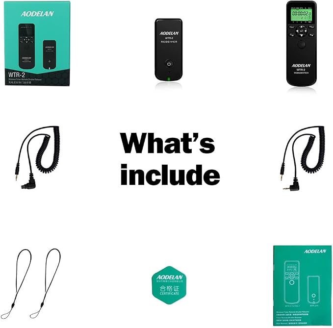 AODELAN Wireless Remote Control Shutter Release Timer intervalometer
