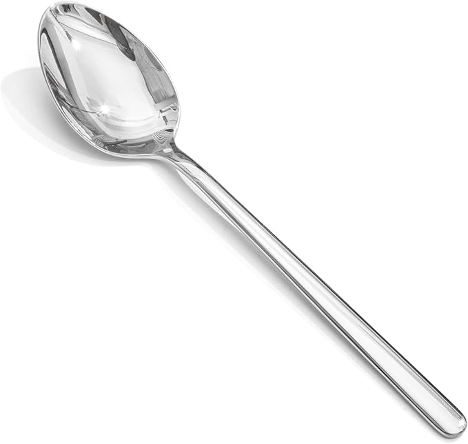 4-Piece 8-Inch Dinner Spoons Set, 18/10 Stainless Steel, Not Teaspoons