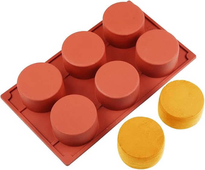 Silicone 11/8/6 Cavity Cylinder Shape Cake Mold For Baking Dessert Ice-Creams Mousse Mould Fondant Decorating Tools (8 Cavity)