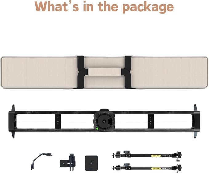 ZEAPON AXIS 80 Pro AXIS Multi-axis Motorized Camera Slider, Pan Heads