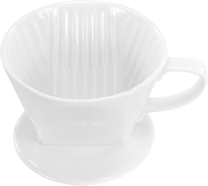 LHUKSGF Pour Over Ceramic, Coffee Dripper Ceramic Coffee Maker,Blue