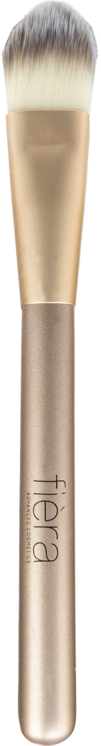 Fièra Concealer & Foundation Brush - Expert Tool for Cream & Liquid Makeup - Seamless, Even Application - Lightweight & Easy to Clean - Perfect for Use with Fièra Luxury Concealer