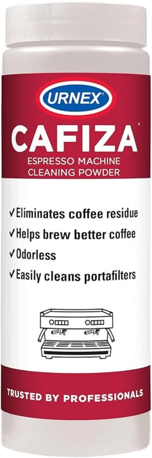 Urnex Cafiza Professional Espresso Machine Cleaning Powder 566 grams (2 Pack) - Made in USA