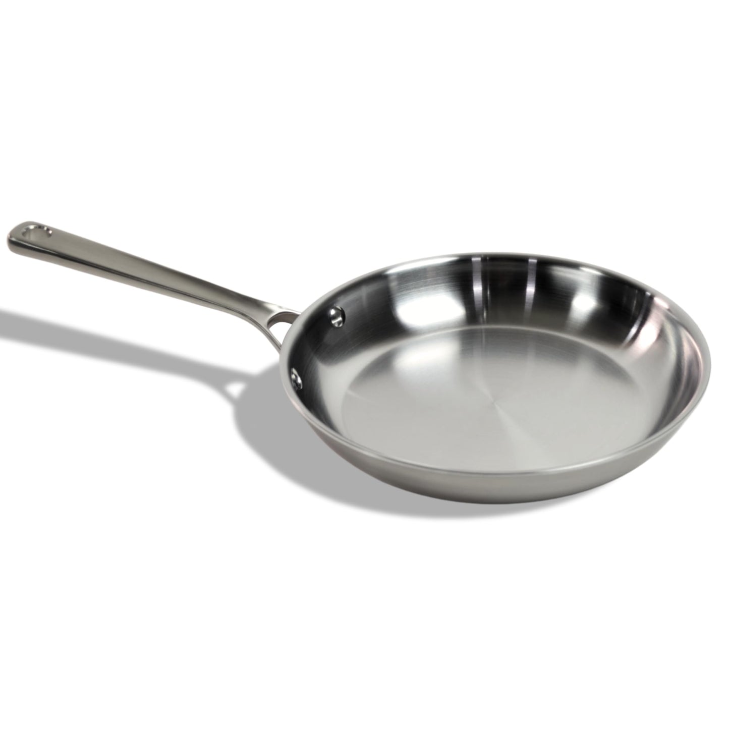 STRATA Carbon Steel Clad 12.5" Frying Pan Skillet, 3-Ply Carbon Steel Cookware with Aluminum Core, Lightweight (3.0 lbs), Even Heating, Stick-Resistant When Seasoned, Versatile & Fast-Heating