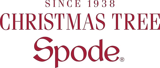 Spode – Christmas Tree – Christmas Tree Polka Dot Tidbit Plates - Set of 4