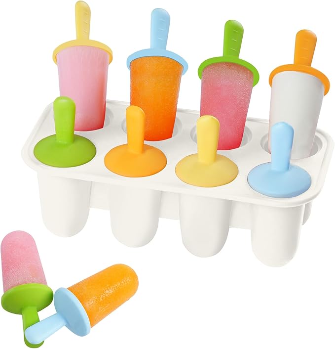 Silicone Popsicle Molds for Toddlers, 6-Cavity Mini Popsicle Molds