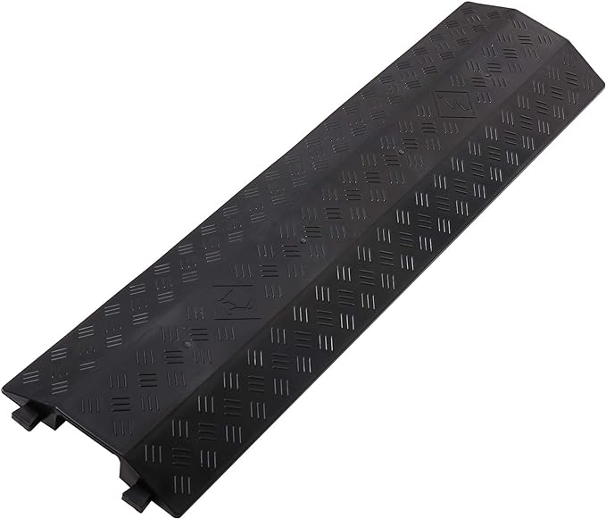 Medium 3 Pack - Floor Cord Cover Cord Protector Drop Over Drop Trak Cable Ramp