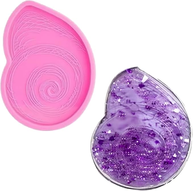 Leaf Coaster Resin Molds Silicone Epoxy Casting Mold for Cup Mat Geode Coaster Agate Resin Mold DIY Unique Coaster Home Decoration(4.72x4.72inch)