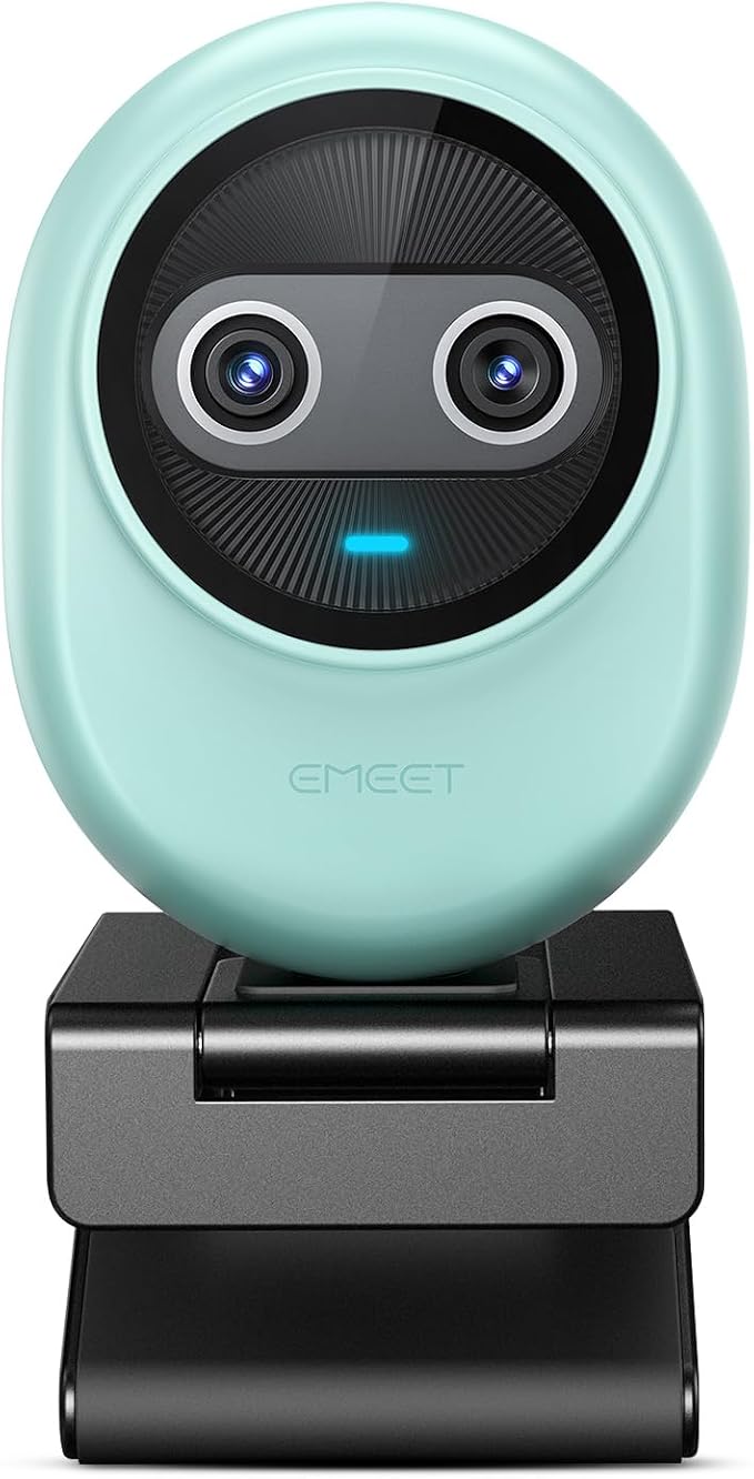 EMEET Piko 4K Webcam for Streaming, World’s 1st Dual-Camera AI-Powered 4K