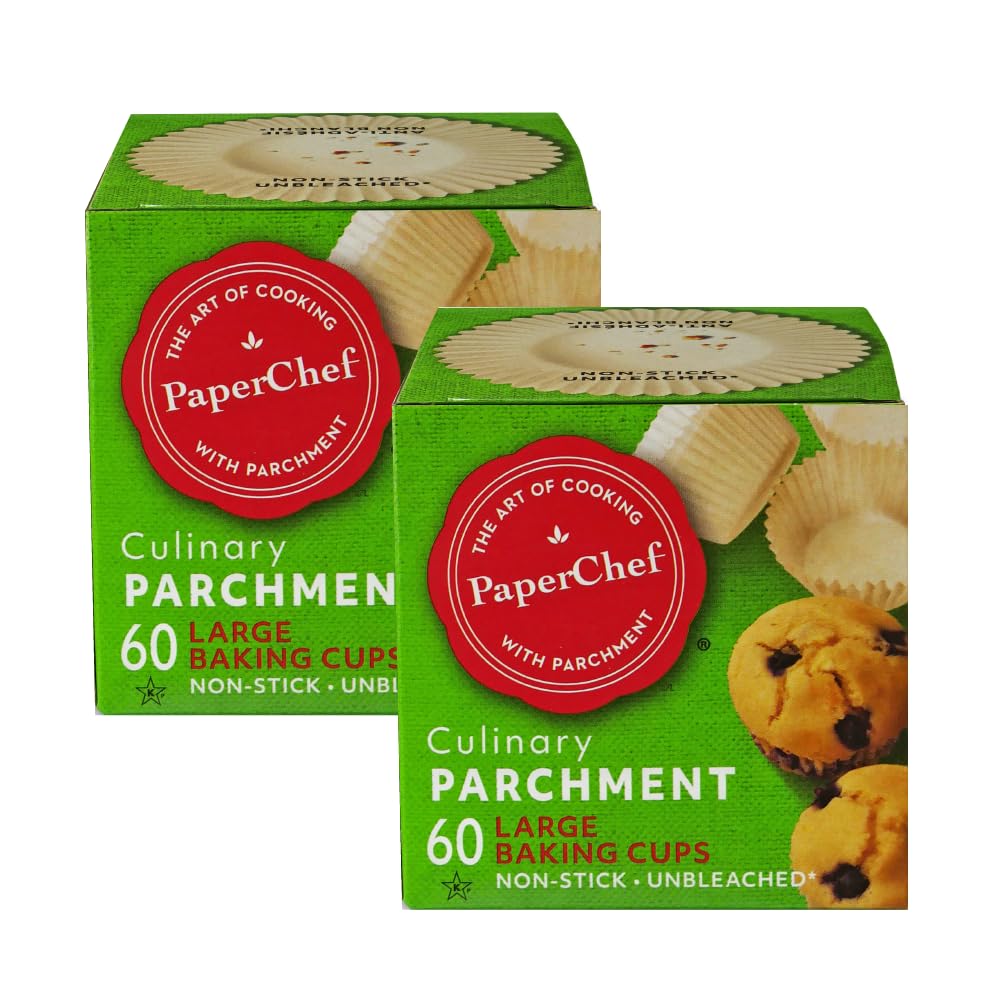 PaperChef Variety Pack Parchment Cups XL, Large, Mini, Nonstick 3 Pack