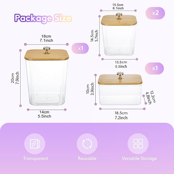 4 Pack Laundry Pod Containers and Dryer Sheet Holder for Laundry Room Organization Acrylic Jars with Lids and Labels for Laundry Detergent Laundry Pods Dry Sheet Organizing