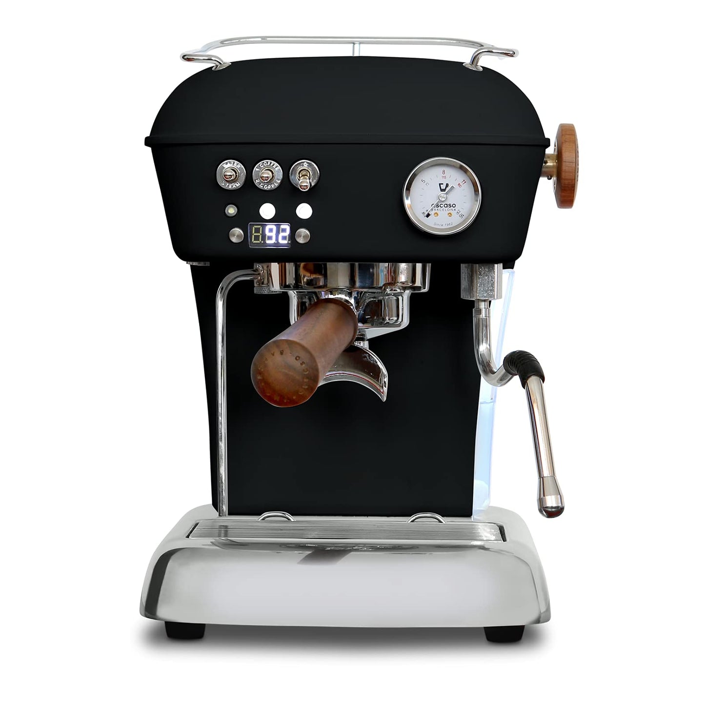 Ascaso Dream PID, Programmable Home Espresso Machine w/Volumetric Controls, 120V (Anthracite)