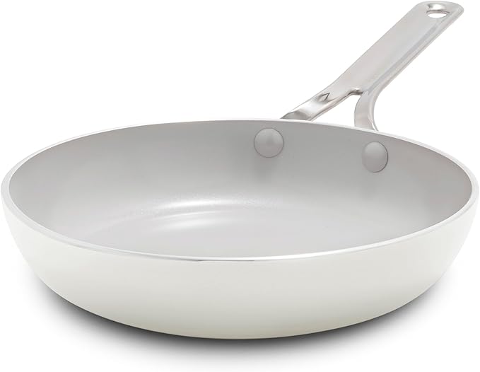 GreenPan Nova 8" Frying Pan Skillet, Oprah’s Favorite Things 2024, Ceramic Nonstick Cookware, PFAS Free, Toxin-Free, Induction Suitable, Dishwasher & Oven Safe, Durable, Easy Clean, Ocean Blue