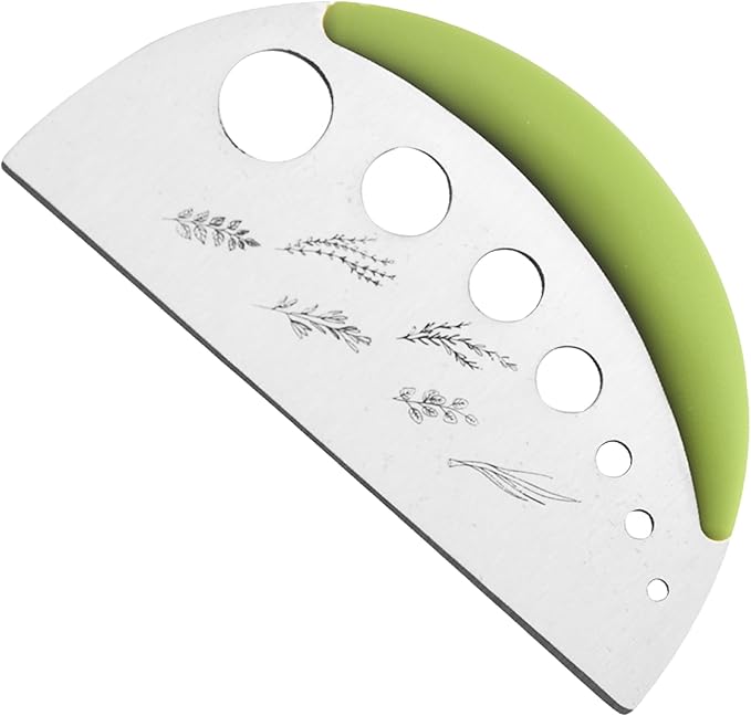 LXLVOUEG Herb Stripper and Herb Cutter 2 in 1,Herb Stripping Tool Herb Chopper Cilantro Chopper Best Kitchen Gadgets Presents for RV Owners Campers Chefs and Cooking Lovers,1PCS,Black,Stainless Steel