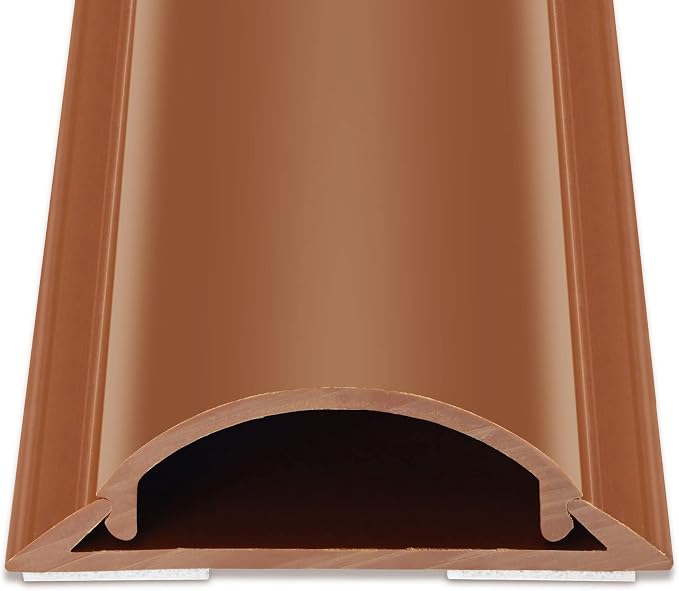 Cord Hider Floor 68in, Large Capacity Floor Cord Cover, Hard PVC Wire Cover