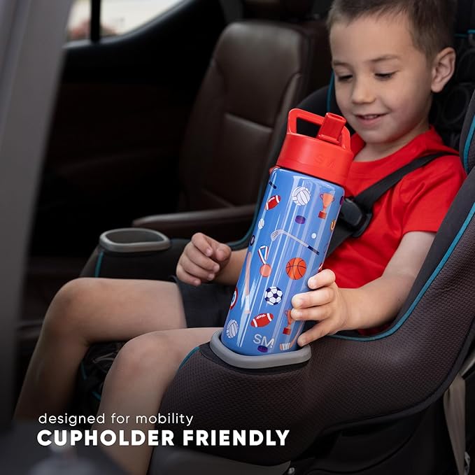 Simple Modern Kids Summit Water Bottle with Straw Lid | Harry Potter 14oz Stainless Steel Cup Insulated Tumbler for Boys, Girls, School | Magical Mashup