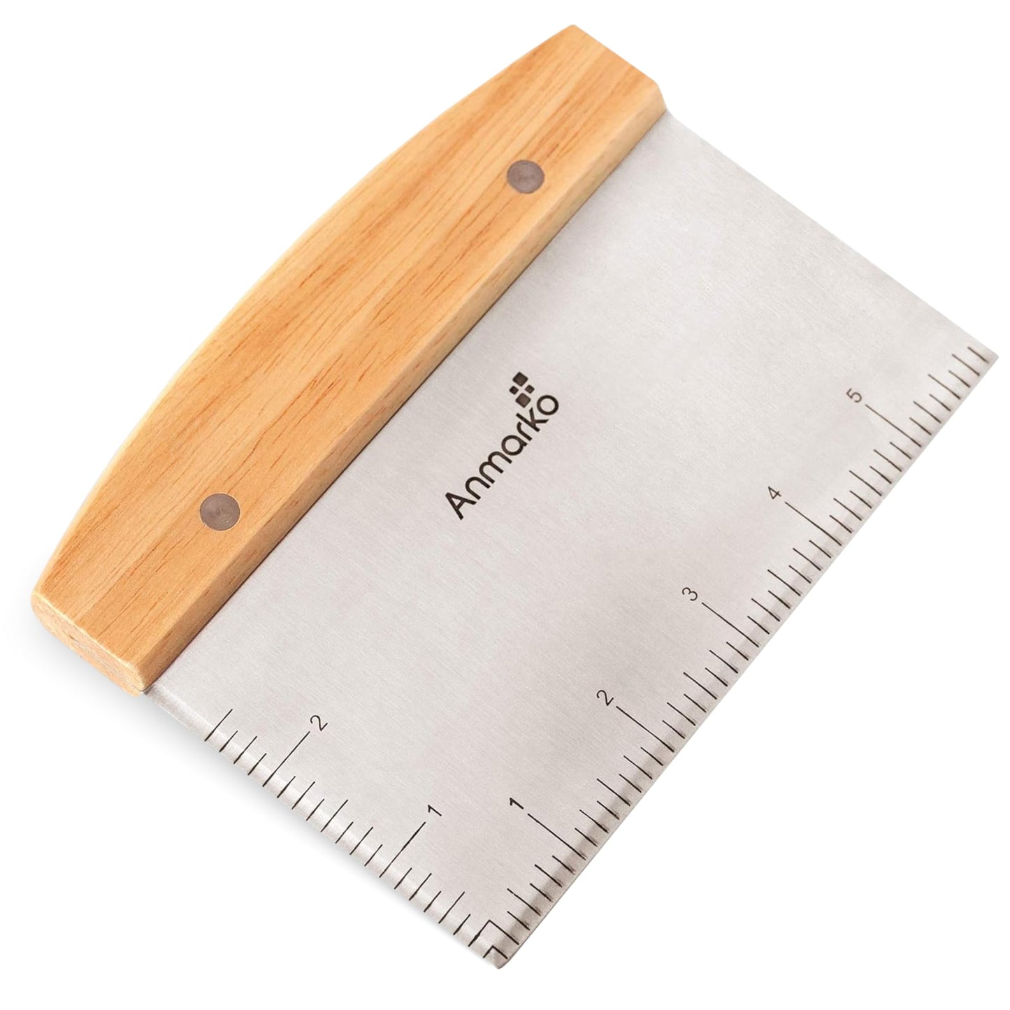 Stainless Steel Metal Griddle Scraper Chopper - Great as Dough Cutter for Bread and Pizza Dough - Multipurpose Kitchen Utensil for Flat Top Griddle - Commercial Quality