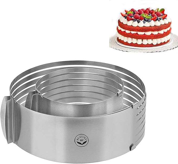 NewlineNY Stainless Steel Cake Mousse Ring Molding Forming (Rectangular Cake Pastry Rings)