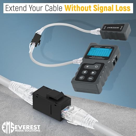 Everest 6-Pack Cat6 RJ45 Keystone Coupler