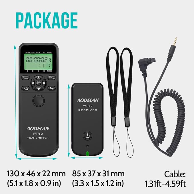 Compatible with Canon Wireless Shutter Remote