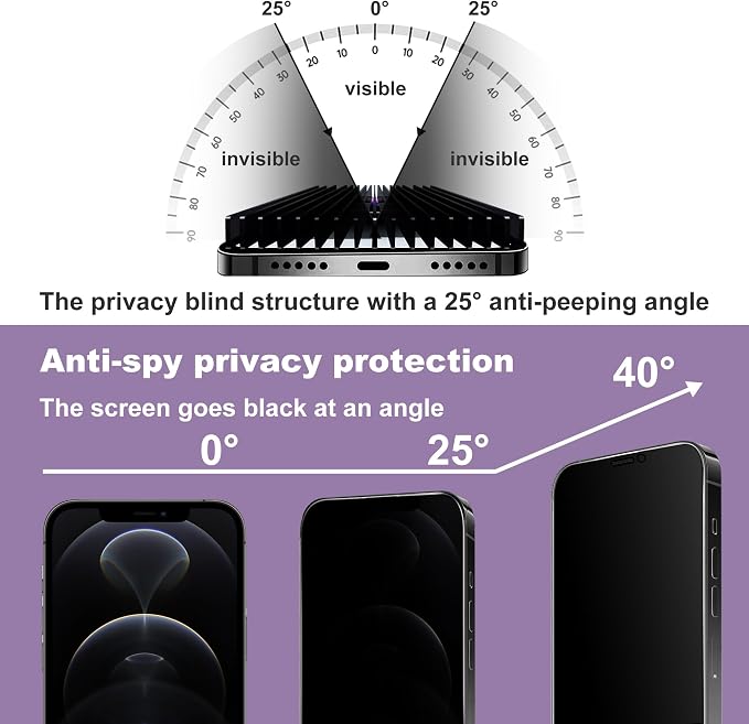 2 Pack Privacy Screen Protector