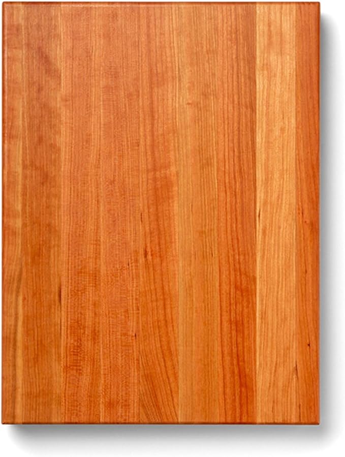 John Boos Maple Wood Bamboo End Grain Cutting Board for Kitchen Prep, 20" x 15" x 2.25"