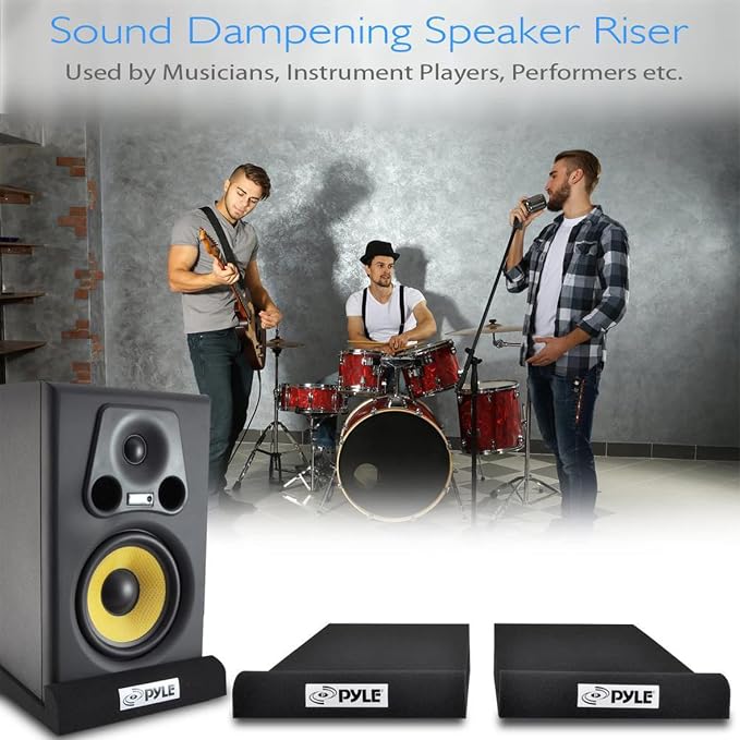 Pyle Sound Dampening Speaker Riser Foam