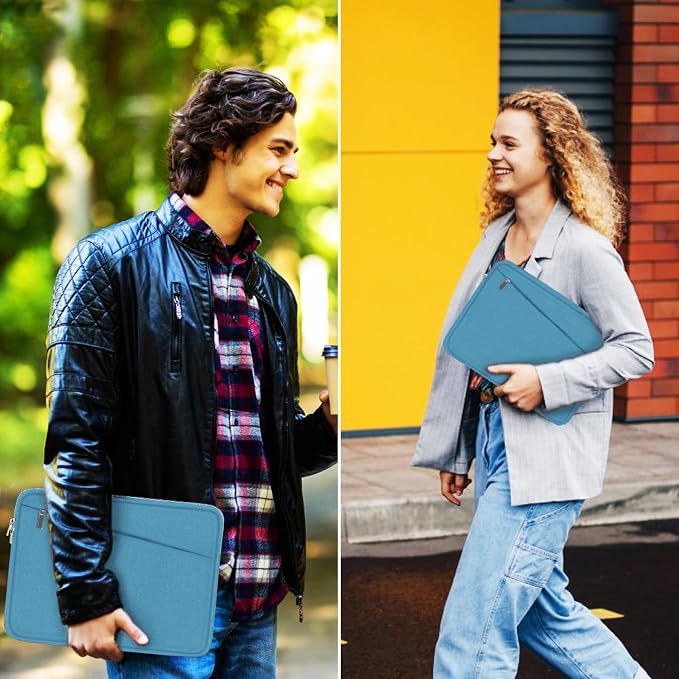 15.6 inch Laptop Sleeve, Slim Computer Carrying Bag Protective Cover Briefcase
