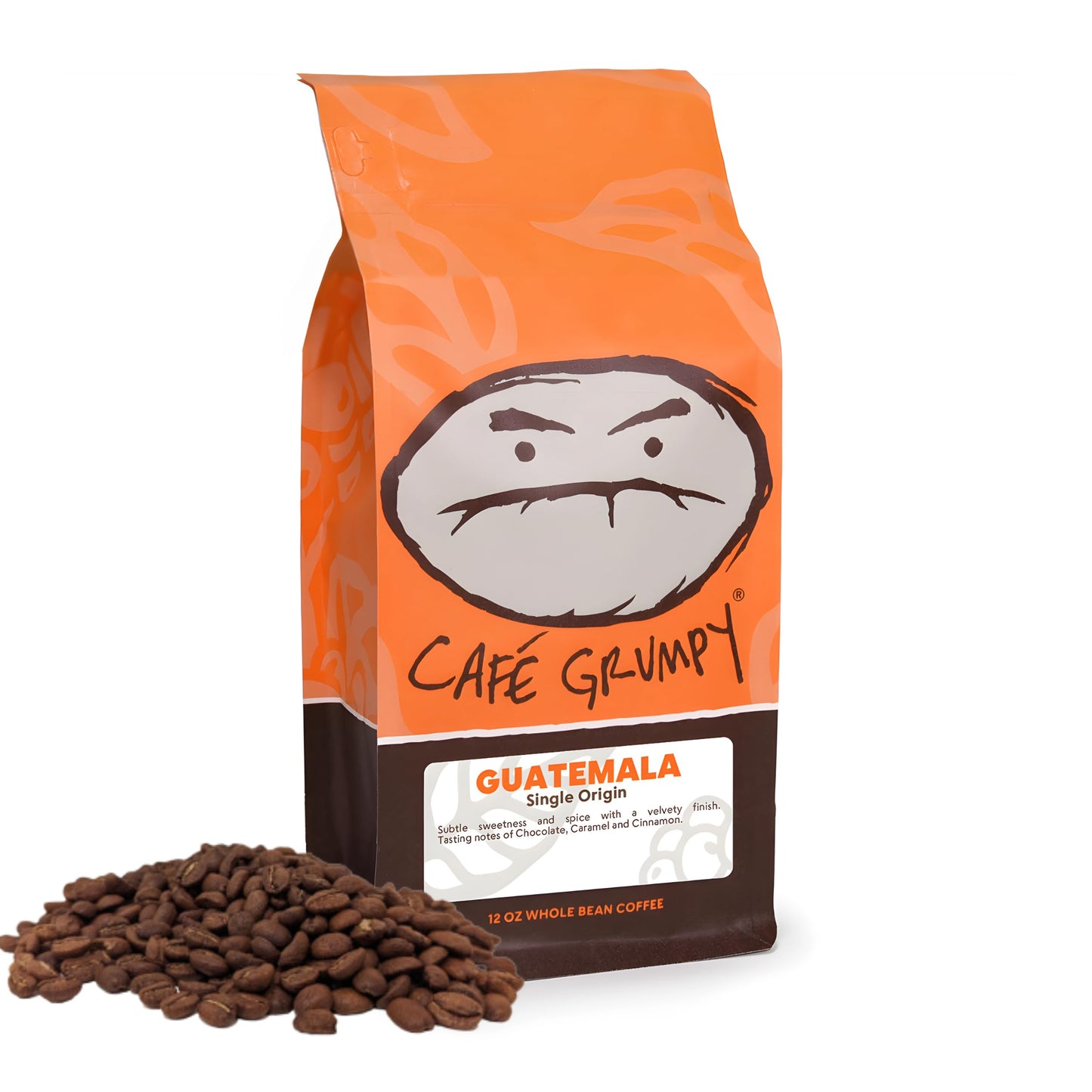 Café Grumpy Coffee - Colombia Whole Beans Arabica, 12oz Bag, Single Origin, Medium Roast, Drip, French Press, Pour Over, Cold Brew (Whole Beans)