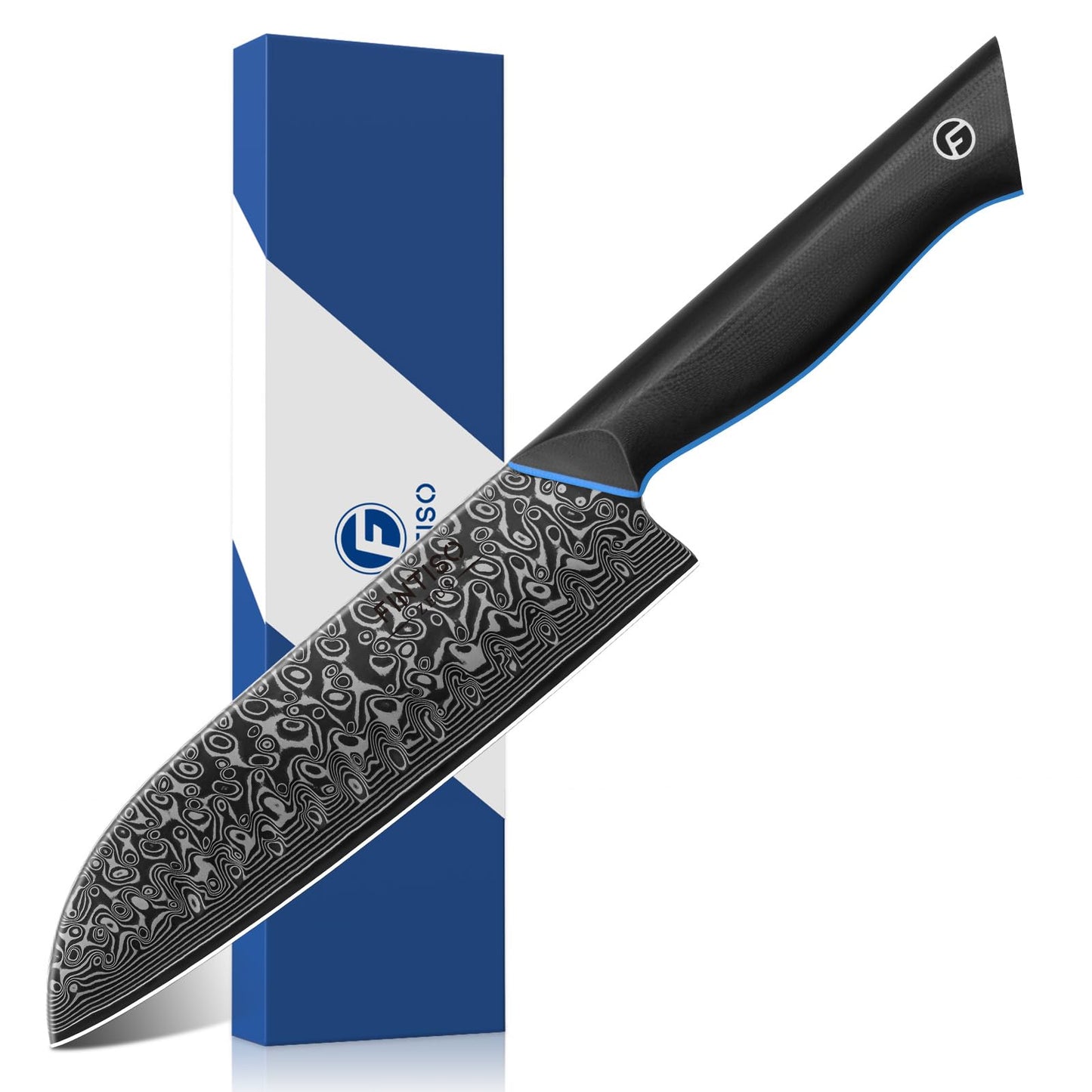 3 Piece Kitchen Knife Set, 67-Layer Damascus Steel, Ergonomic G10 Handle