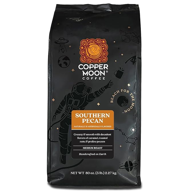 Copper Moon Whole Bean Coffee, Medium Roast, Tropical Coconut Blend, 2 lb