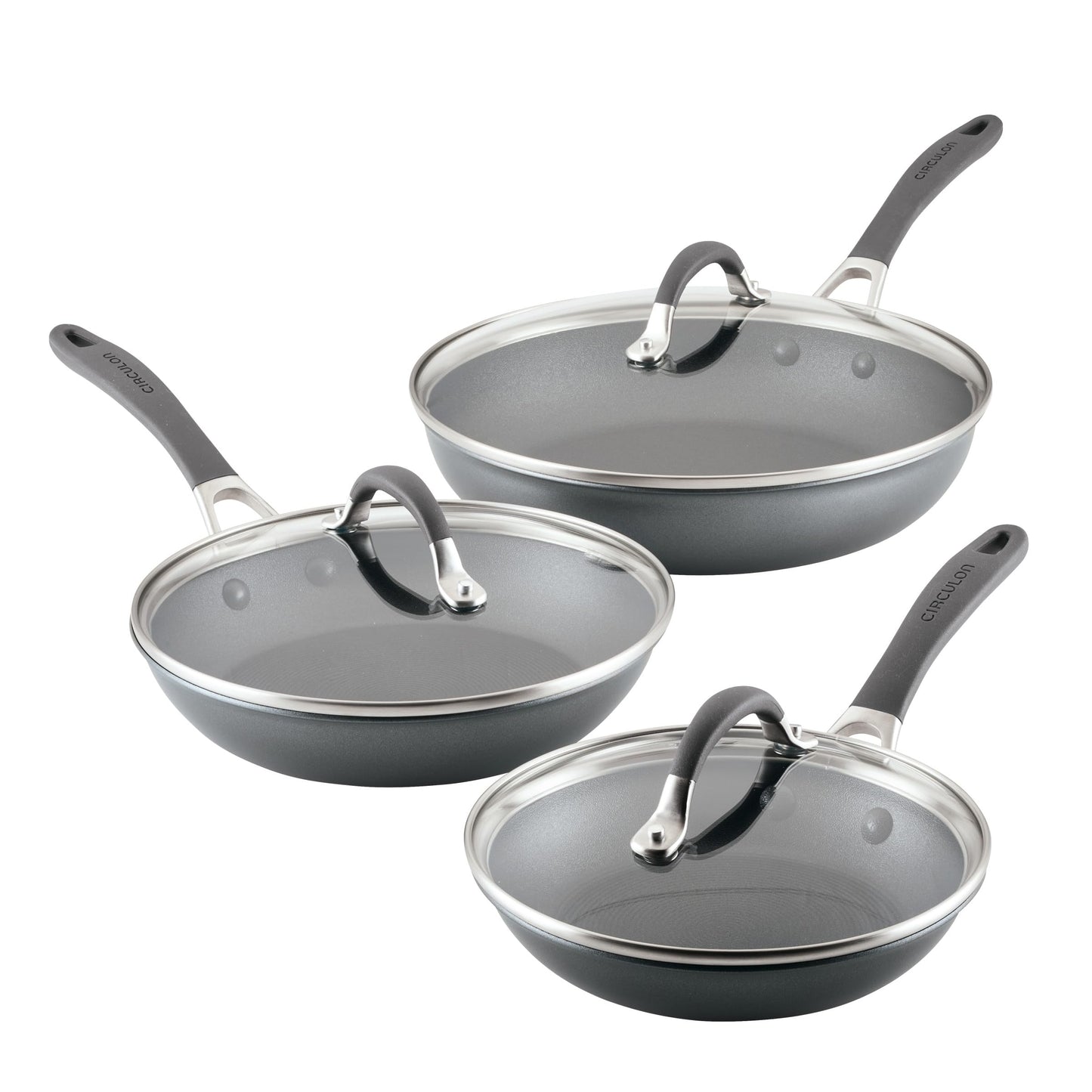 Circulon A1 Series Nonstick Induction Wok with Lid, 14-Inch, Graphite