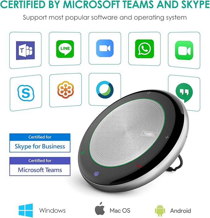 Yealink Teams Certified Speakerphone Wireless Bluetooth Speaker