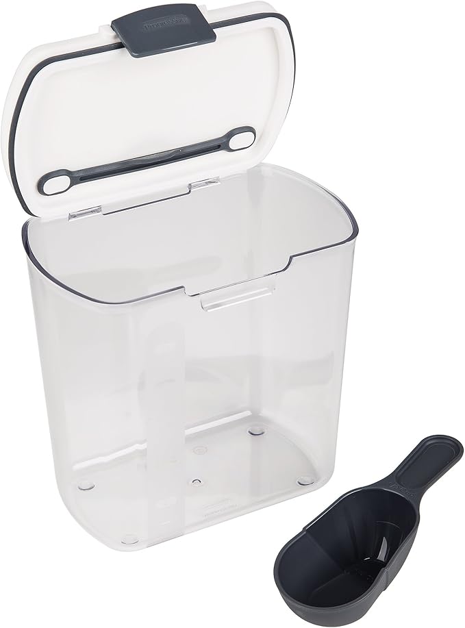 ProKeeper 2.5-Quart Grain Storage Container with Hinged Lid, Clear – BPA-Free, Airtight Seal, 5.5 x 7.65 x 7.25