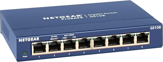 NETGEAR 8-Port Gigabit Ethernet Unmanaged Switch