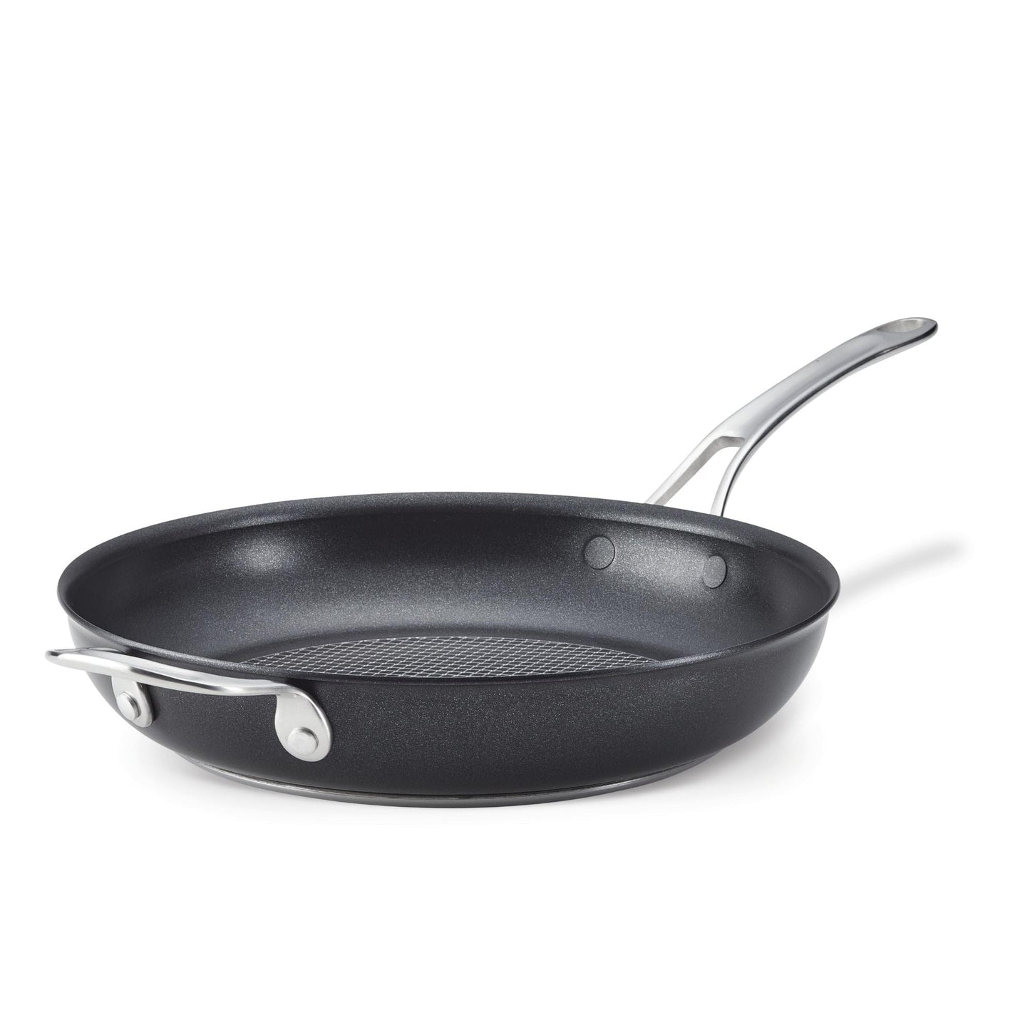 Anolon X Hybrid Nonstick Induction Saute Pan With Lid, 3.5 Quart - Charcoal Gray