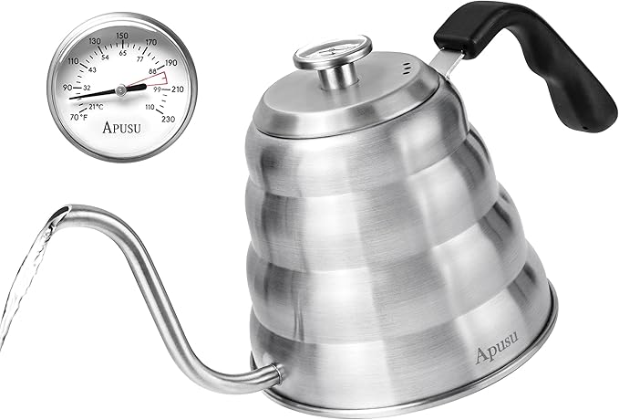 Pour Over Kettle,Gooseneck Camping Coffee Pot,Spout Tea Pot,12oz,350ml