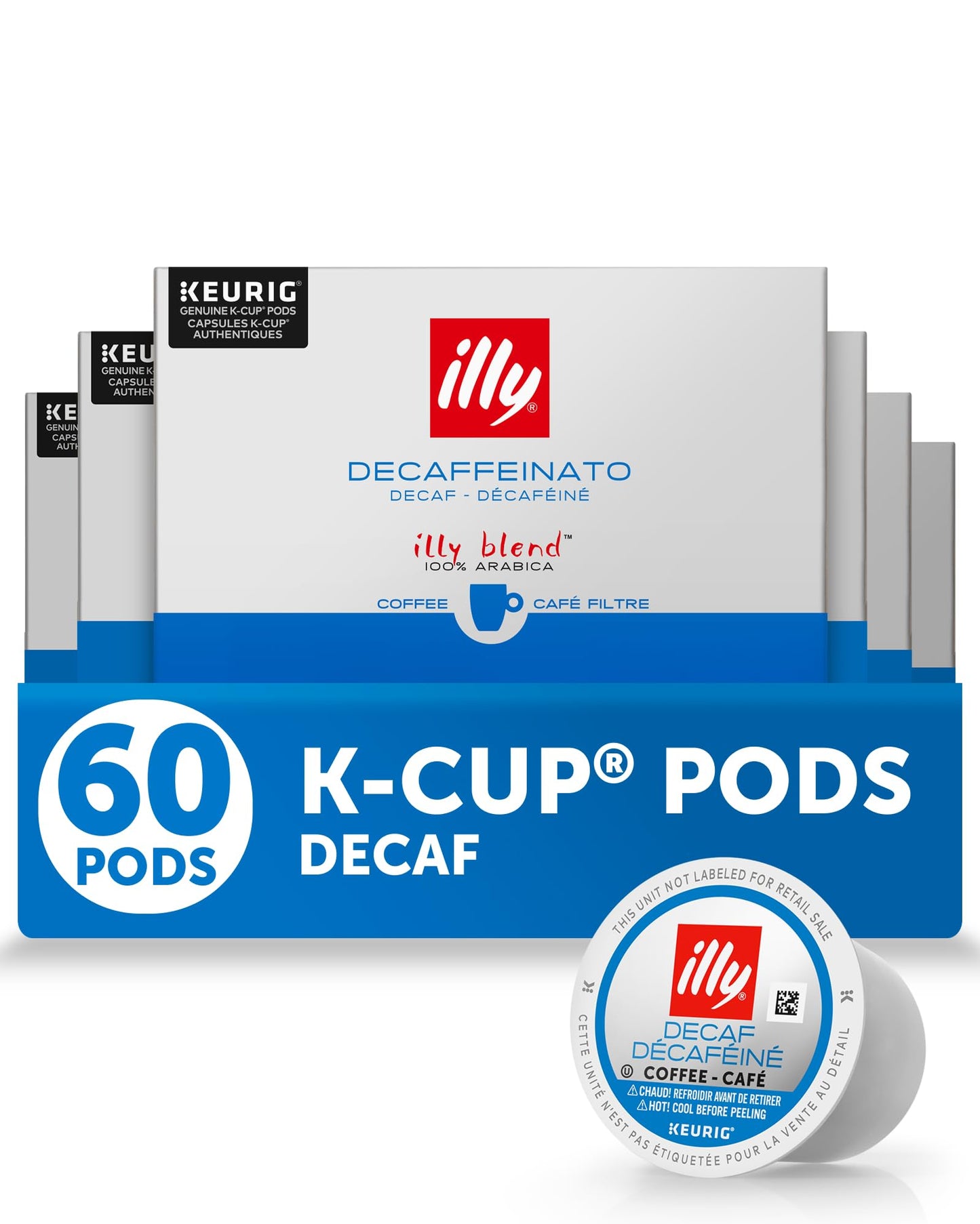 illy Coffee K Cup Pods, Intenso Dark Roast, 20 Count, 1 Pack