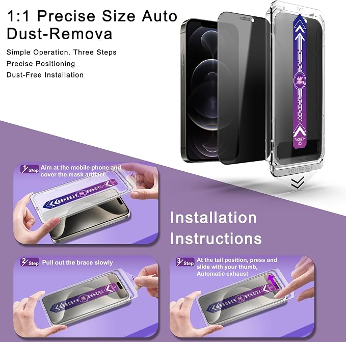 2 Pack Privacy Screen Protector
