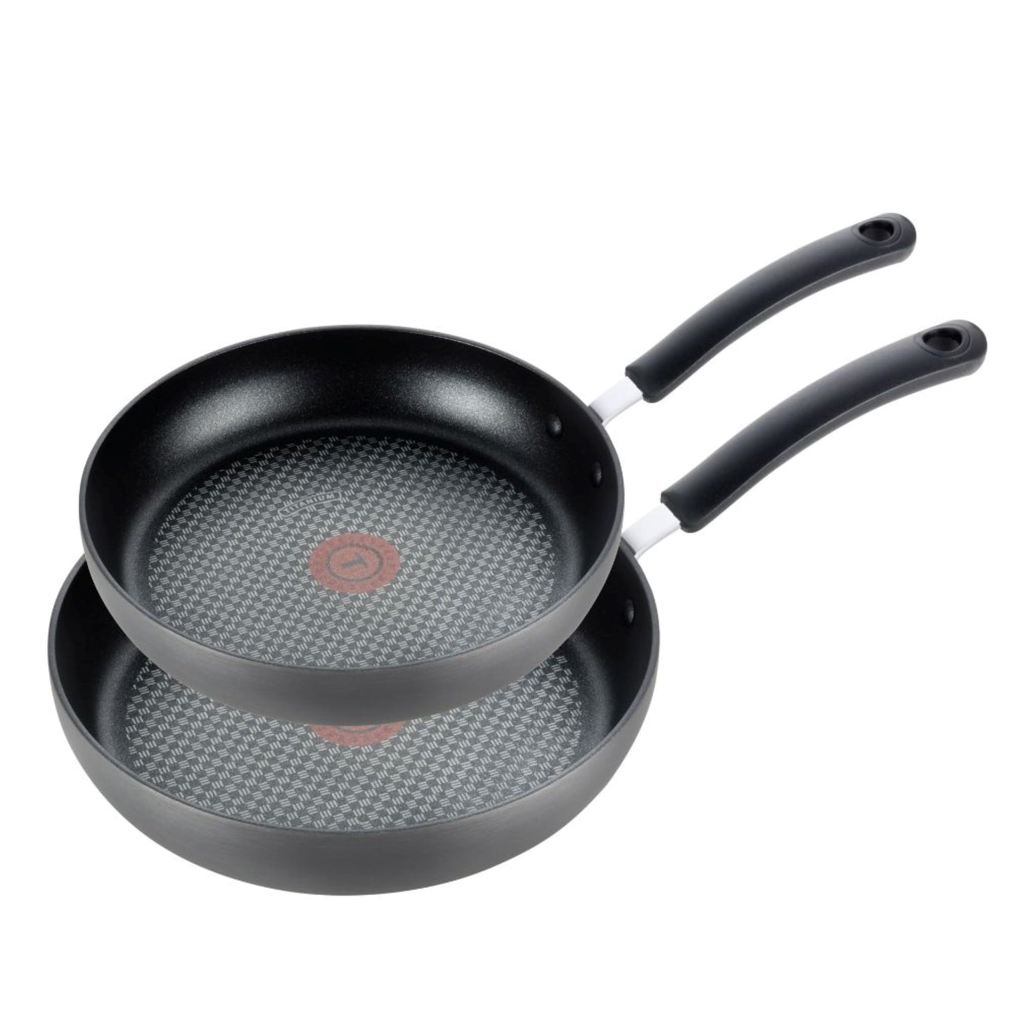 T-Fal Ultimate Hard Anodized Nonstick Pots and Pans Set 17 Piece, Nonstick Cookware Set with Fry Pan, Saucepans, Saute-Pan, Griddle, Dishwasher Safe, Onyx